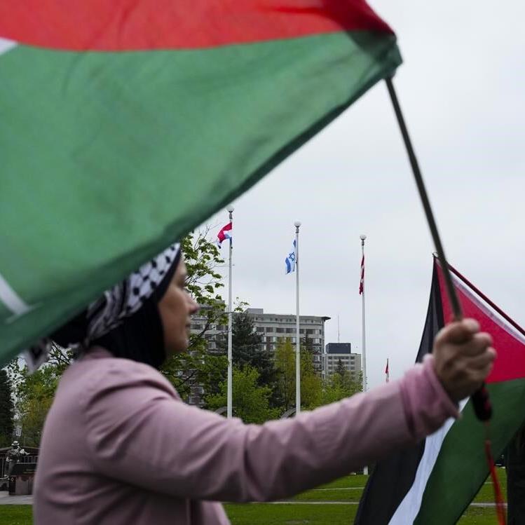 Ottawa police charge 74-year-old woman after woman's hijab removed at Israel protest